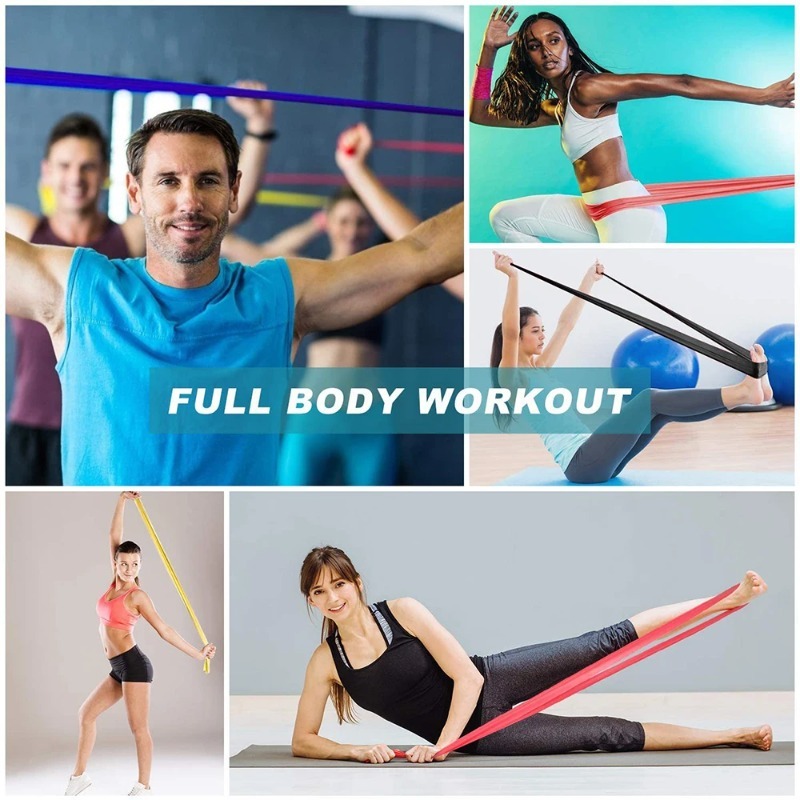 Doğal Lateks Direnç Bantları,  - Pilates Bar Kit With Resistance Bands incelemesi ve fiyatı