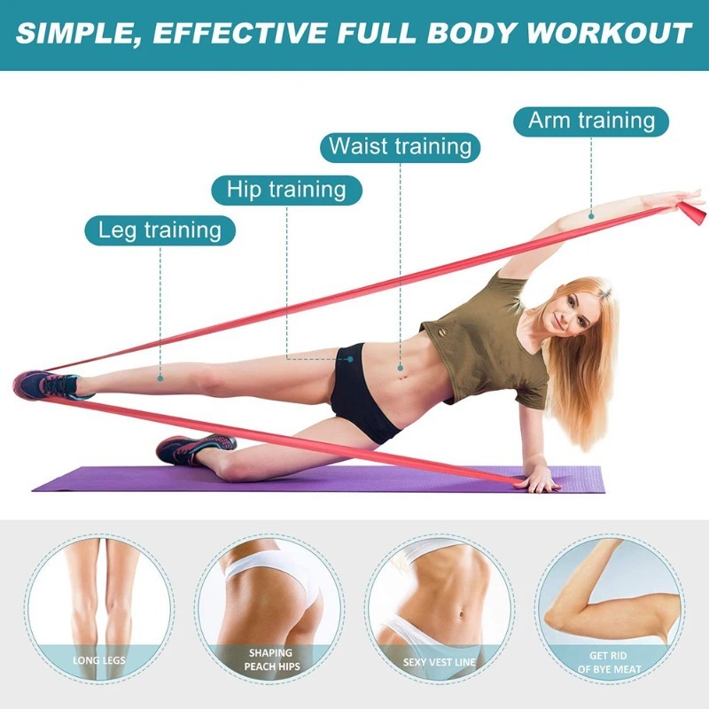 Doğal Lateks Direnç Bantları,  - Pilates Bar Kit With Resistance Bands incelemesi ve fiyatı