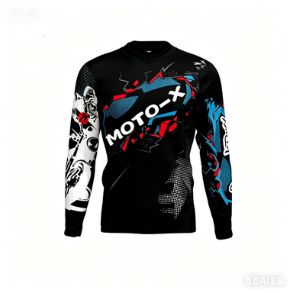 MOTO-X Temalı Uzun Kollu Spor  - Cycling incelemesi ve fiyatı