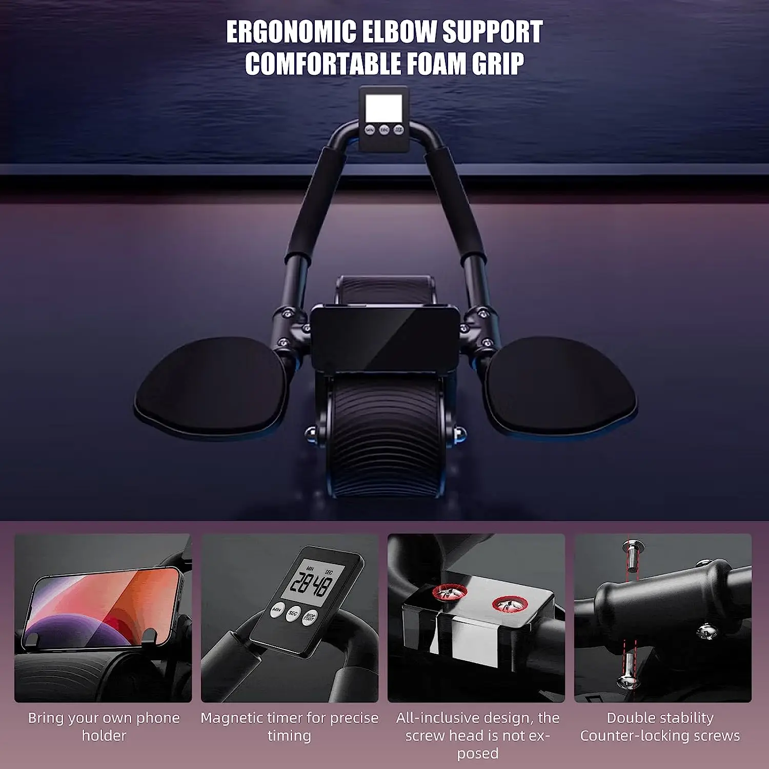 Dirsek Desteği Otomatik Geri D - Ab Roller Wheel With Elbow Support incelemesi ve fiyatı