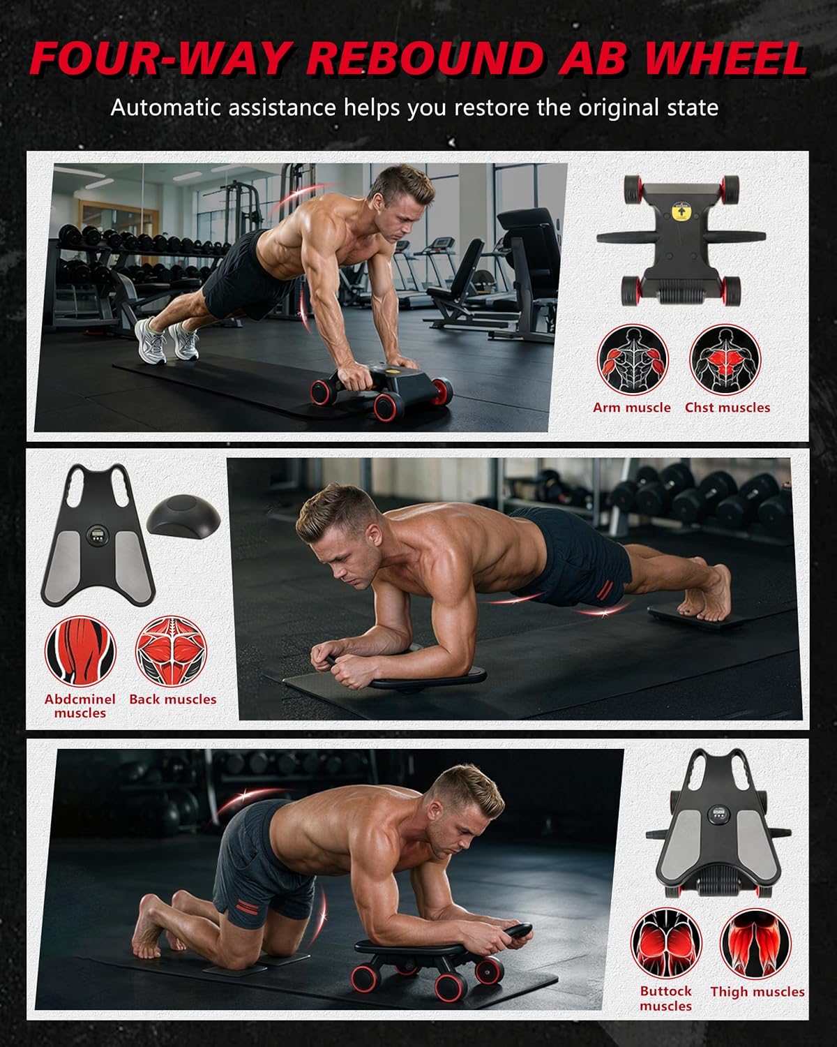 Ab Roller Tekerleği, Ab Roller - Ab Roller Wheel With Elbow Support incelemesi ve fiyatı