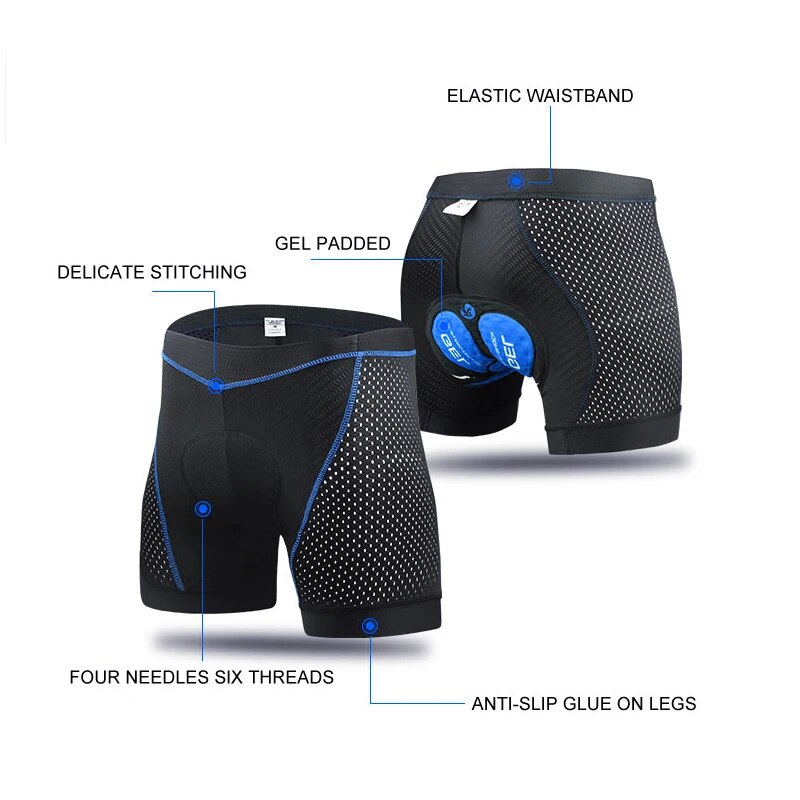 X-TIGER erkek bisiklet iç çama - Padded Cycling Shorts 5D Gel incelemesi ve fiyatı