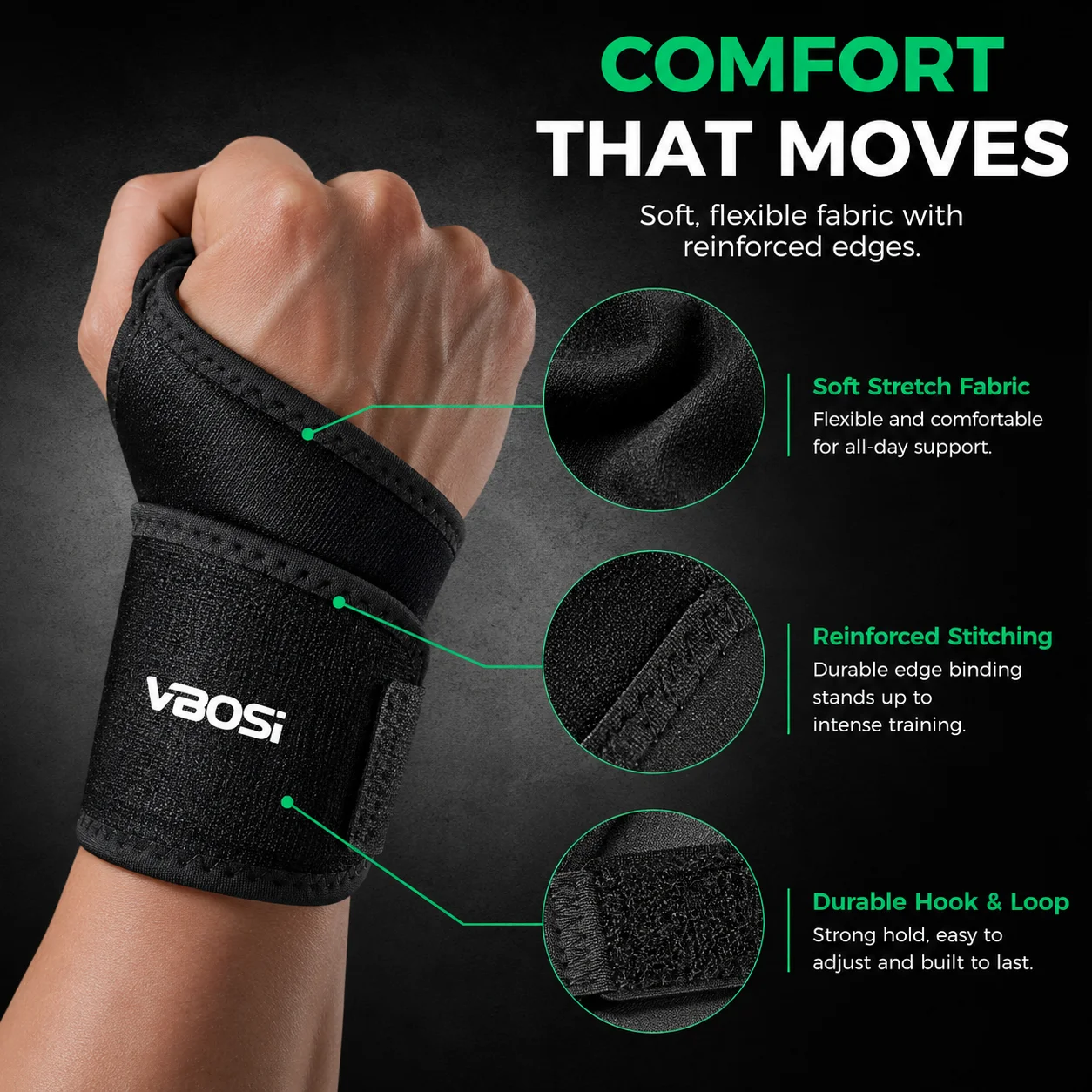VBSOi Ayarlanabilir Bilek Dest - Wrist Wraps Weightlifting Support incelemesi ve fiyatı